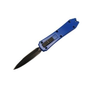 Mini navaja OTF de bolsillo de 3,25" – Azul