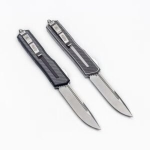 Cuchillo OTF de fibra de carbono Microtech New Navy Beetle de segunda generación