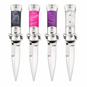 Mini navaja italiana Stiletto Switchblade – Automática