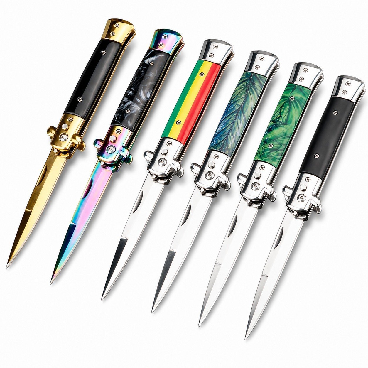 44559-main-white-clean.jpg Cuchillo Stiletto plegable portátil para exteriores – Cuchillo multiusos