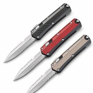Cuchillo OTF de doble sierra Microtech Snake God