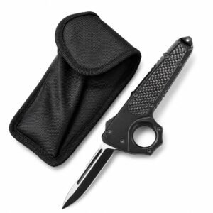 Cuchillo OTF con mango de anillo Troodon de Microtech