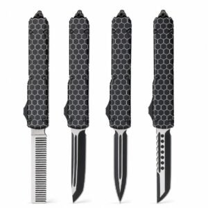 Cuchillo OTF con mango texturizado Microtech UT