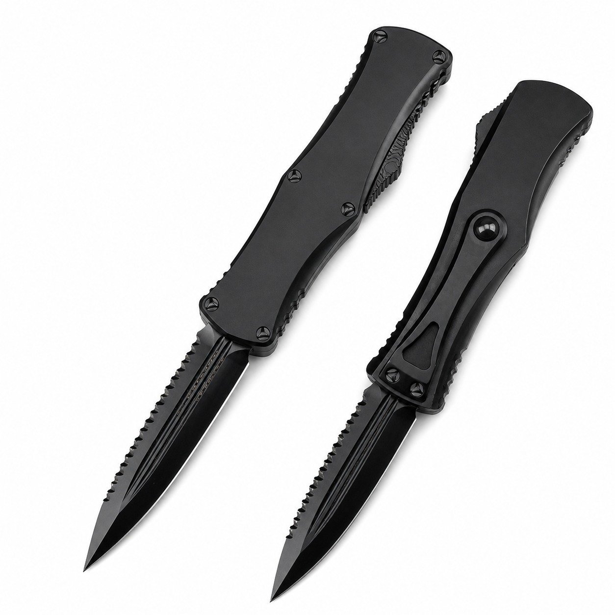 47594-main-white-clean.jpg Cuchillo OTF con hoja de dientes completamente negra Hera Goddess de Micro-Tech
