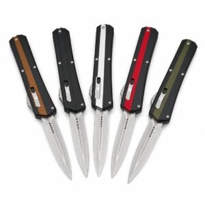 Cuchillo OTF Microtech Snake God con mango de zinc