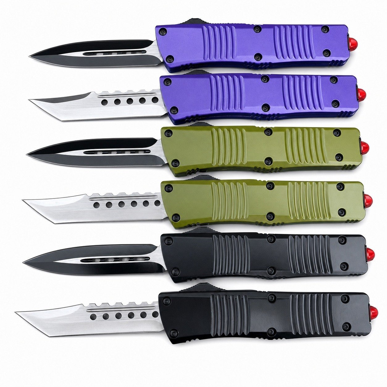 49521-main-white-clean.jpg Zinc Handle Microtech es un importante cuchillo Dragon OTF