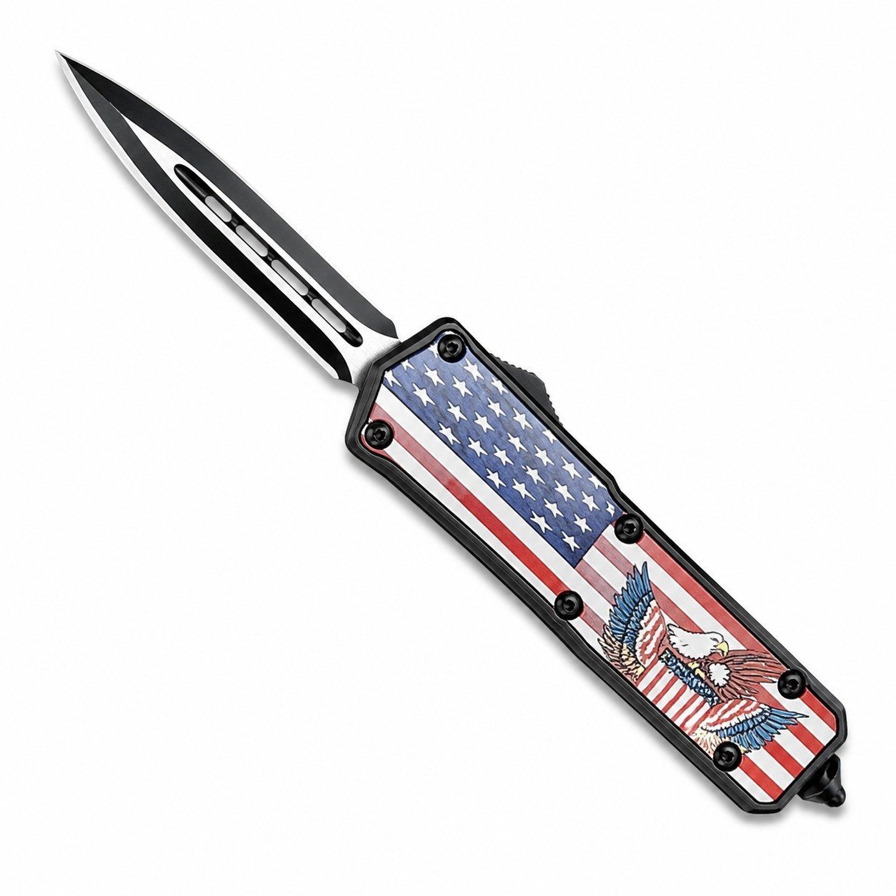49605-main-white-clean.jpg El águila americana vuela hacia arriba con un cuchillo OTF