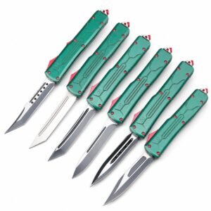 Cuchillo OTF Microtech Bounty Hunter con mango de zinc