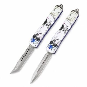 Microtech UT Geisha Damasco 💰388 paquetes de cuchillo OTF
