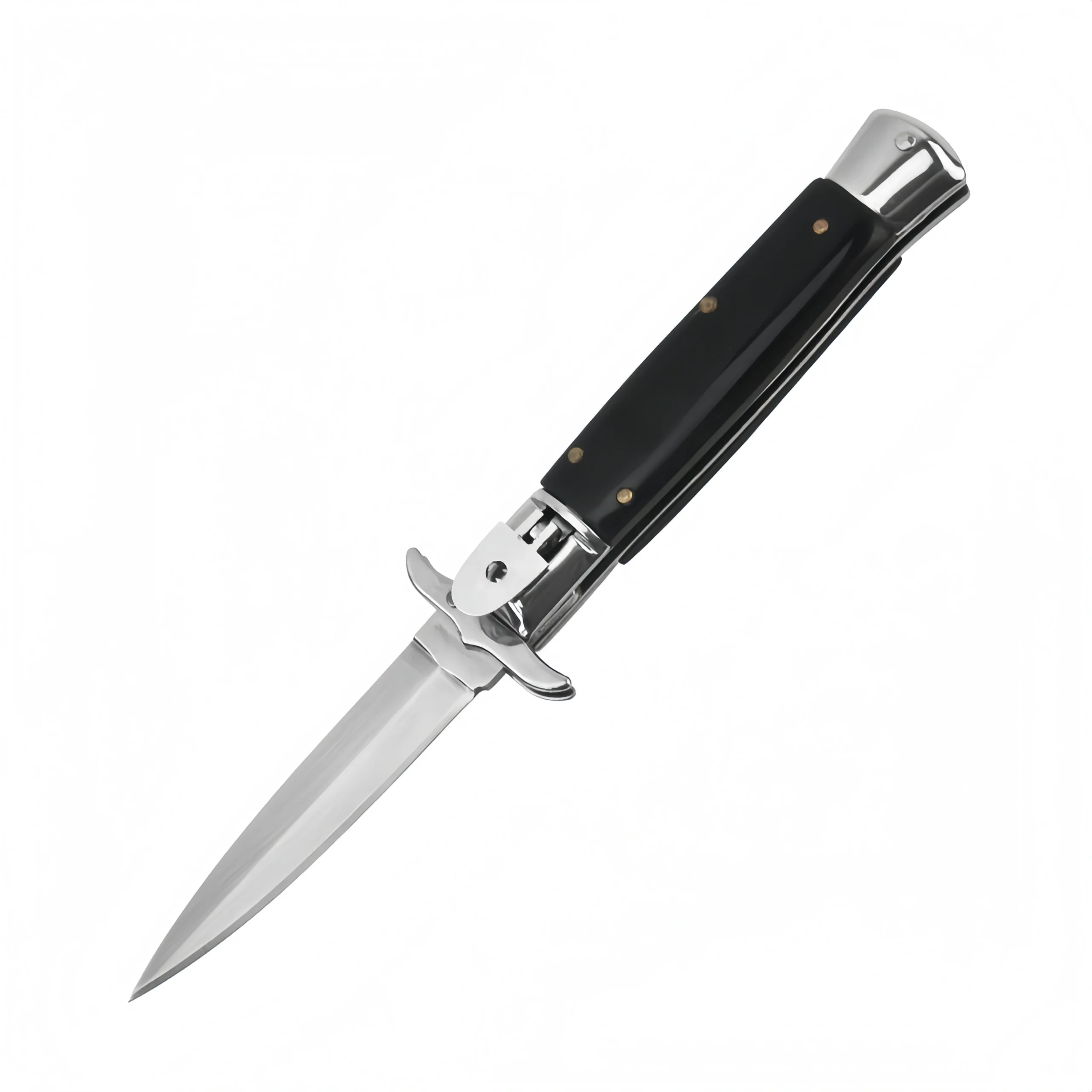 O1CN01D2tDtQ1zdbOJiQPfZ_2220574796737-0-cib-scaled-1.webp Cuchillo italiano Stiletto de 9 pulgadas - Navaja automática con mango negro
