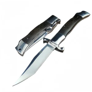 Cuchillo de aguja para exteriores, cuchillo de bolsillo plegable, rescate en la jungla, camping